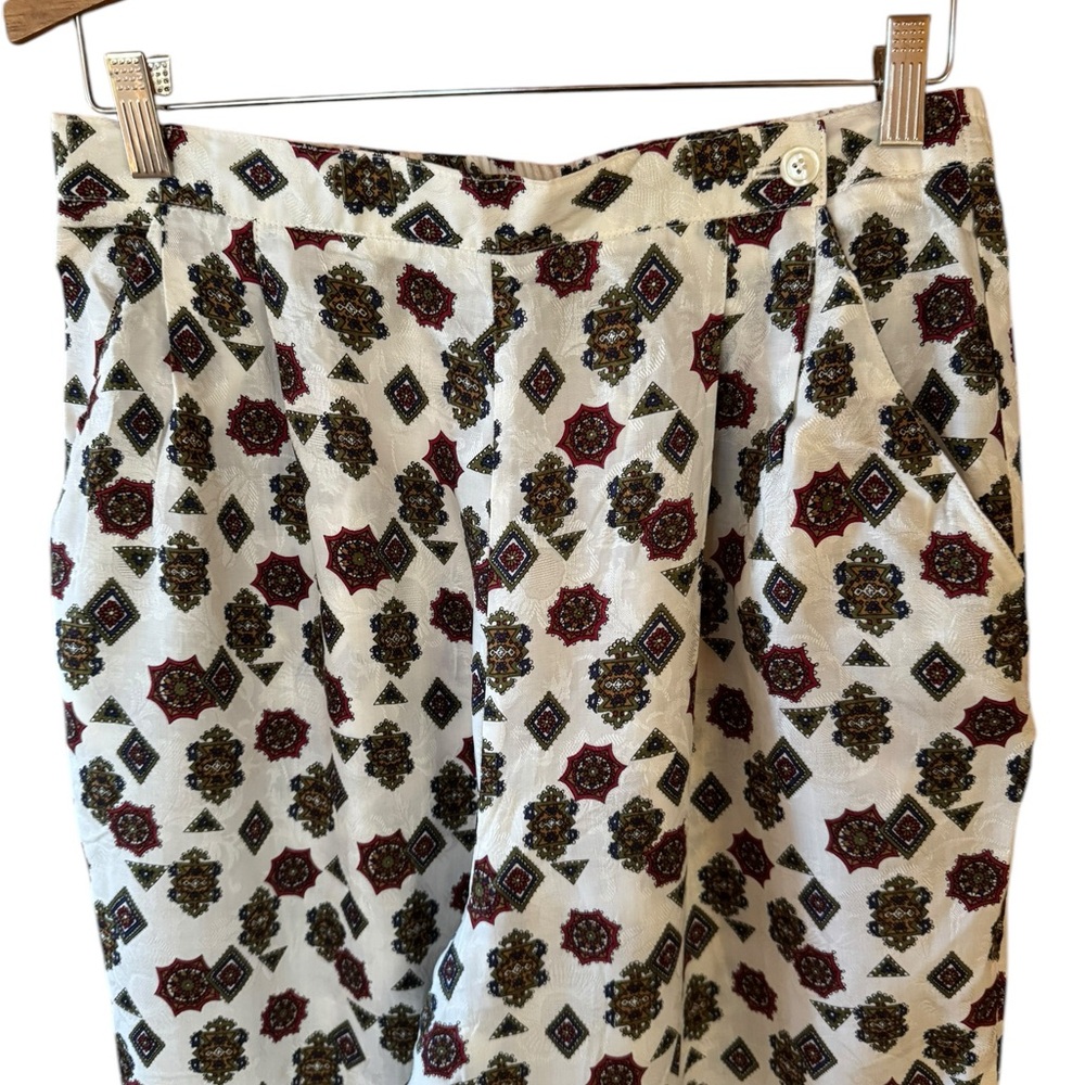 1980s Significance Bold Print Pants - Picture 2 of 8